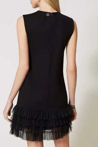 Vestido trapecio - Twinset - Negro