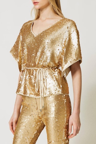 Blusa - Twinset - Dorado