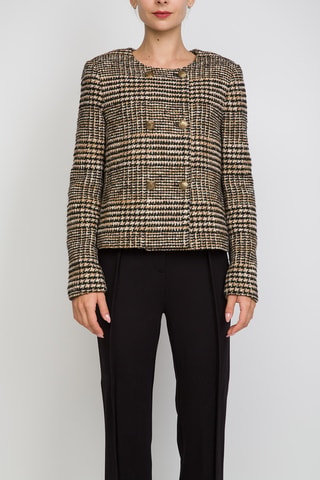 Chaqueta - Twinset - Negro y beige