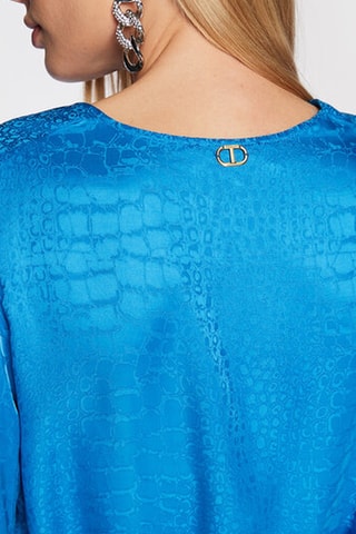 Vestido recto - Twinset - Azul