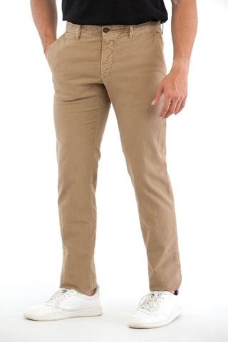 Pantalón chino slim fit - Beige