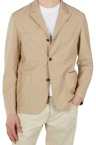 Chaqueta slim fit - Beige