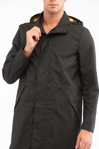 Parka slim fit - Negro