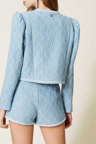 Chaqueta corta - Twinset - Azul