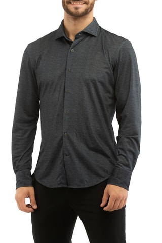 Camisa - Dan John - Negro y azul