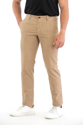Pantalón chino slim fit - Incotex - Beige
