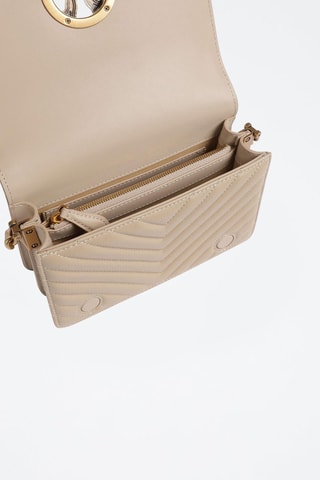 Bandolera de piel ovina Love Click Mini - Pinko