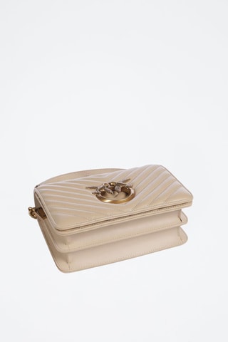 Bandolera de piel ovina Love Click Mini - Pinko