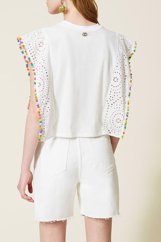 Blusa - Twinset - Blanco