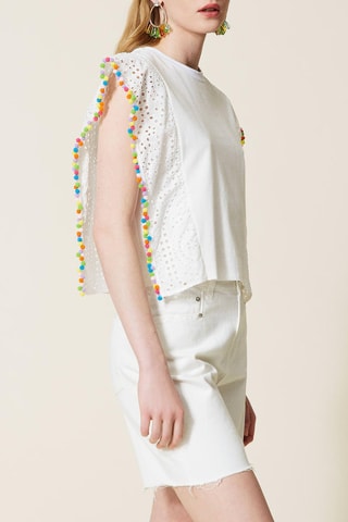 Blusa - Twinset - Blanco