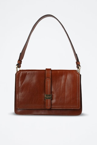 Bolso de piel Beatrice - The Bridge - Marrón y dorado