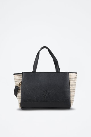 Bolso - Negro, beige y marrón