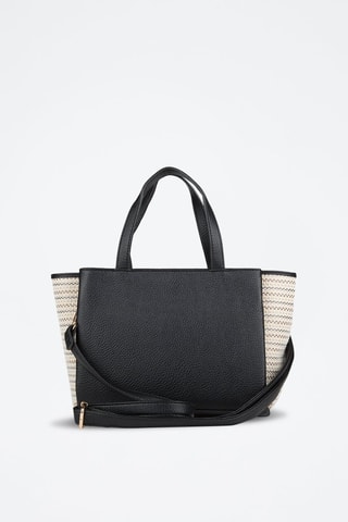 Bolso - Negro, beige y marrón