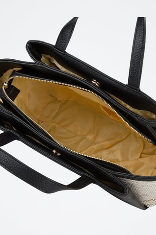 Bolso - Negro, beige y marrón