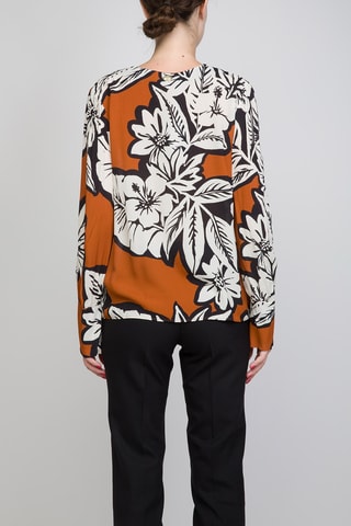 Blusa - Twinset - Negro y marrón
