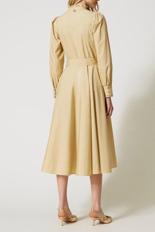 Vestido midi - Twinset - Beige