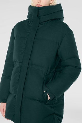 Parka con capucha - ADD - Verde