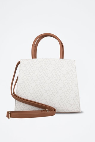 Bolso - Beige, marrón y dorado