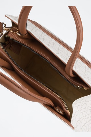Bolso - Beige, marrón y dorado