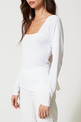 Jersey - Twinset - Blanco