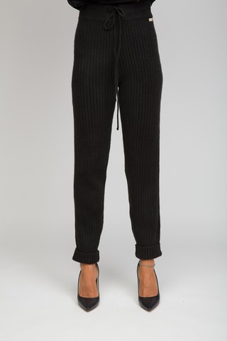 Pantalón de tiro alto - Twinset - Negro