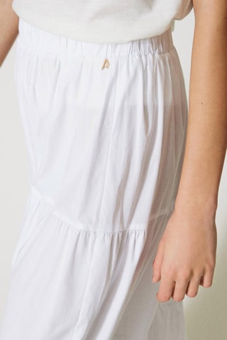 Falda larga - Twinset - Blanco