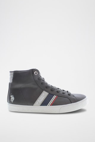 Zapatillas altas Marc - US Polo - Rojo, azul y gris