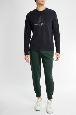 Camiseta - Beverly Hills - Blanco y azul