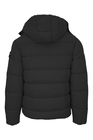 Anorak con capucha - Blanco y negro