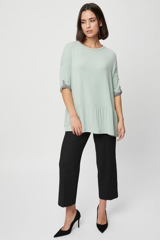 Top - Harmont & Blaine - Verde y gris