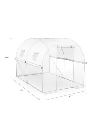 Invernadero de jardín túnel - 6 m² - En cualquier estación