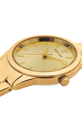 Orologio al quarzo in acciaio Roxane - Dorato