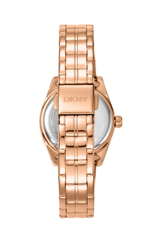 Montre à quartz en acier - Doré rose et doré