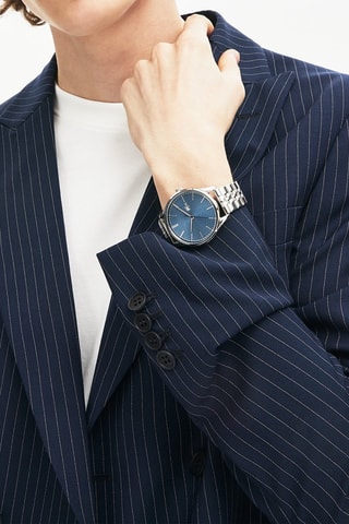 Orologio al quarzo in acciaio - Argentato