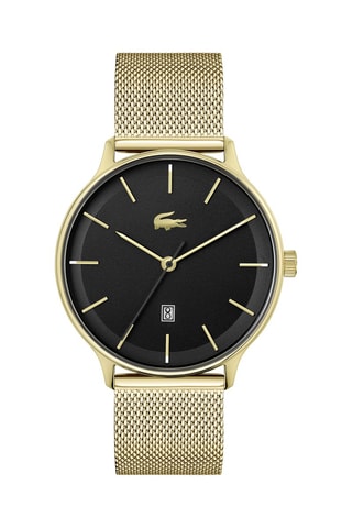 Orologio al quarzo placcato oro giallo ionico