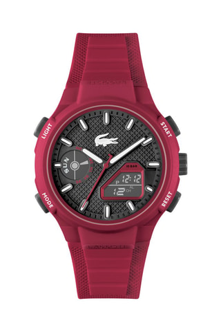 Orologio al quarzo in silicone - Rosso - Cronometro