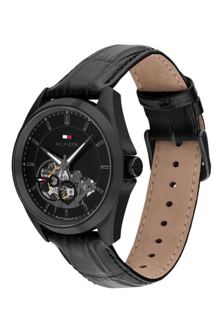 Orologio automatico in pelle - Nero