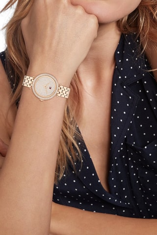 Orologio al quarzo laminato oro rosa