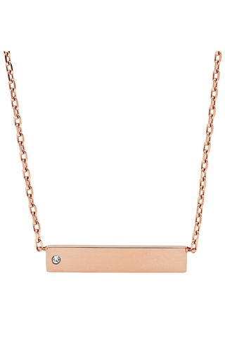 Collana - Dorato rosa e bianco