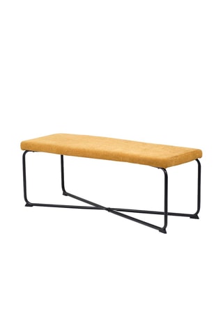Panca Cozy - 110 x 40,5 x 42 cm - Bronzo