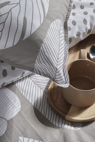 Parure copripiumino in cotone 57 fili/cm² - Beige