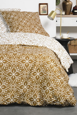 Parure copripiumino in cotone Sunshine - Bronzo