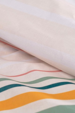 Parure copripiumino in cotone Sunshine 11.23 - Verde e bianco