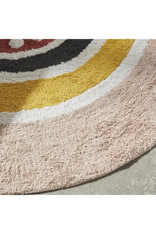 Tappeto taftato - Rosa del deserto - 58 x 20 cm