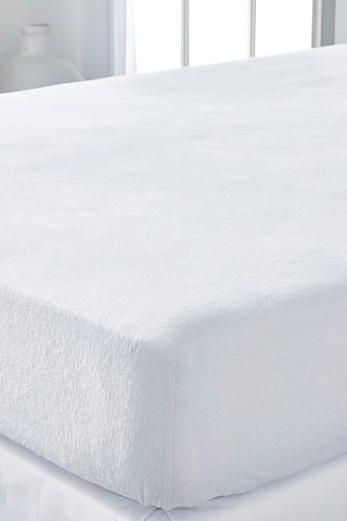 Coprimaterasso in cotone TODAY Essentiel - 145 fili/cm² - Bianco