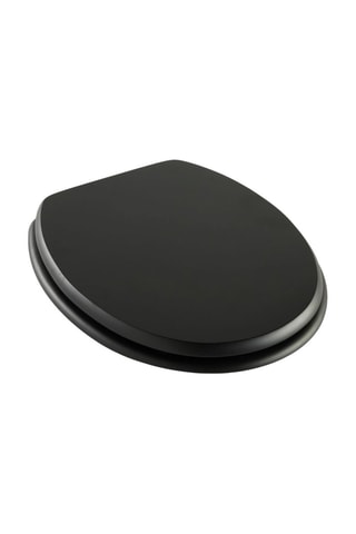 Tavoletta WC in legno - Nero