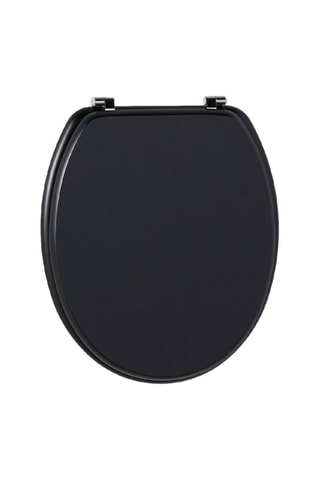 Tavoletta WC in legno - Nero