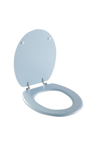 Tavoletta WC in legno - Blu