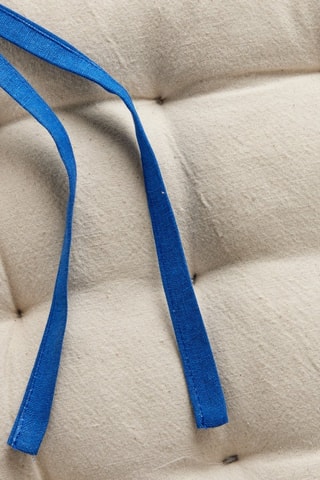 Cuscino - Beige e blu - 40 x 40 cm