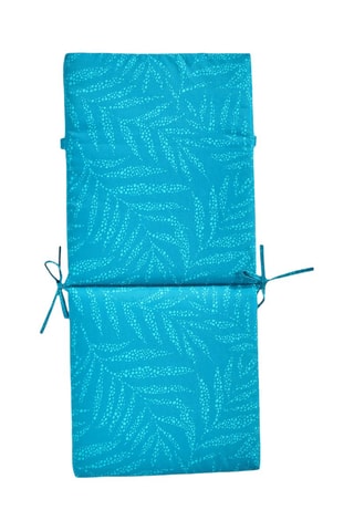 Cuscino sedia - Blu - 90 x 40 x 4 cm